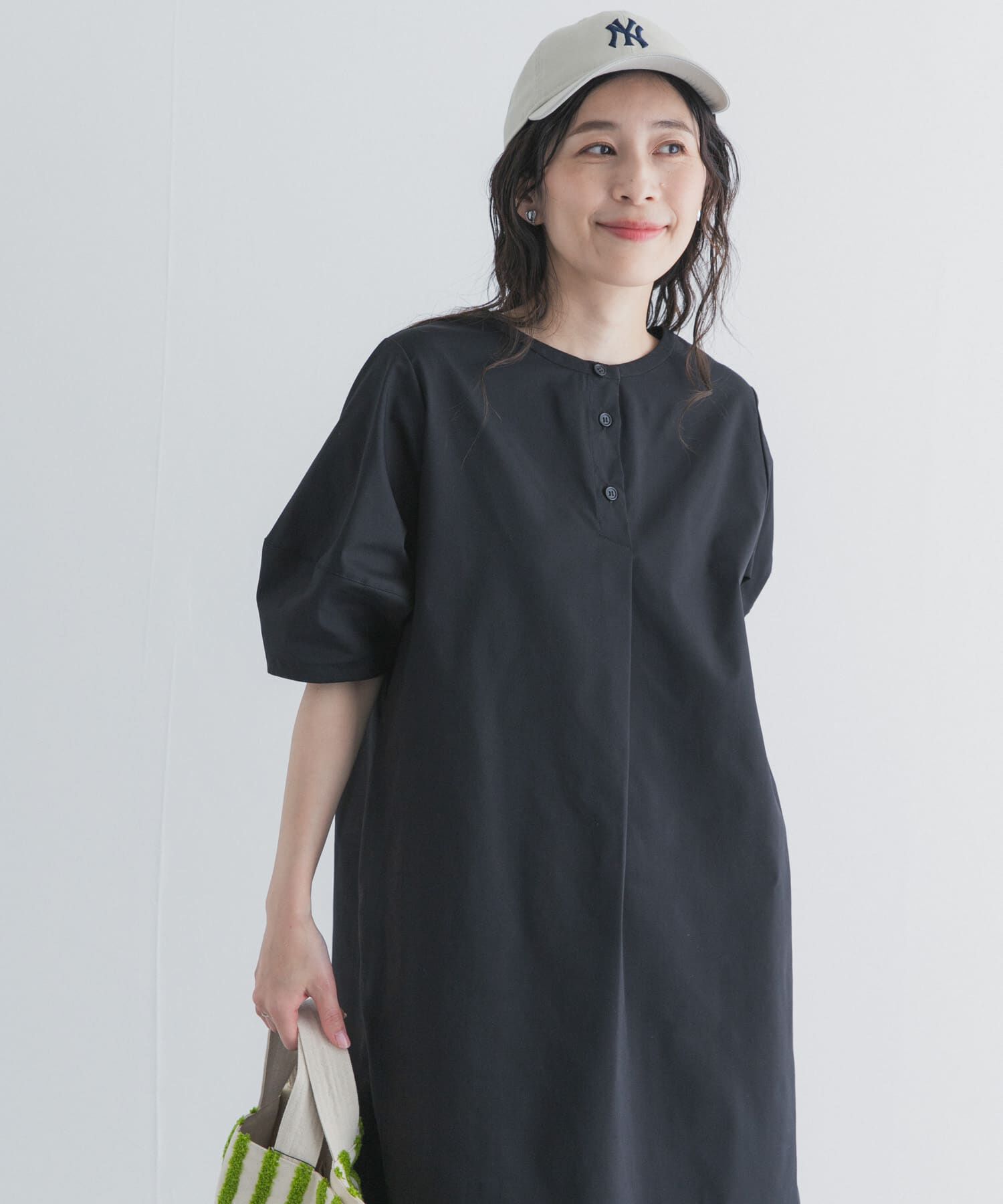 URBAN RESEARCH DOORS「2WAYランタンスリーブ ワンピース」|ワンピース|