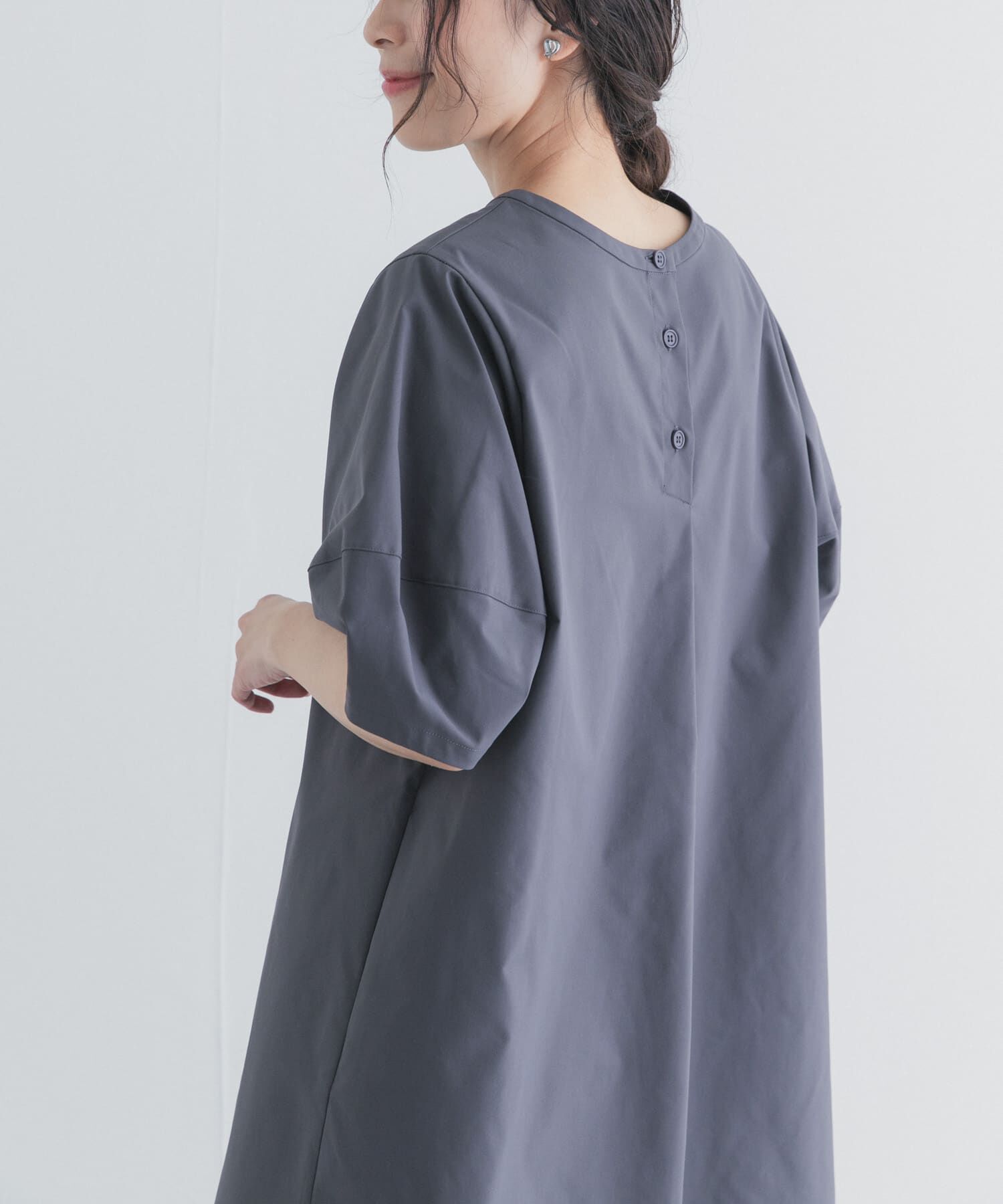 URBAN RESEARCH DOORS「2WAYランタンスリーブ ワンピース」|ワンピース|