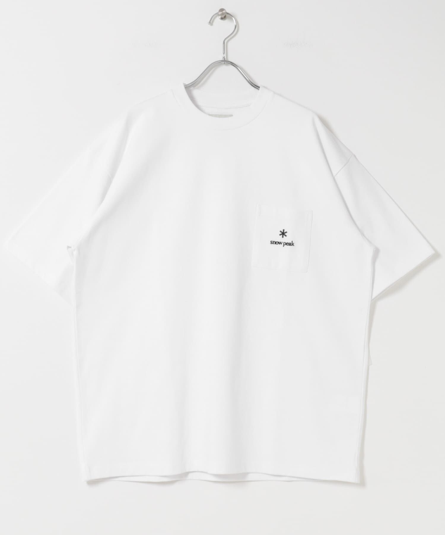 URBAN RESEARCH DOORS「『別注』Snow Peak Apparel&times;DOORS　POCKET LOGO SHORT-SLEEVE T-SHIRTS」|Tシャツ・カットソー|