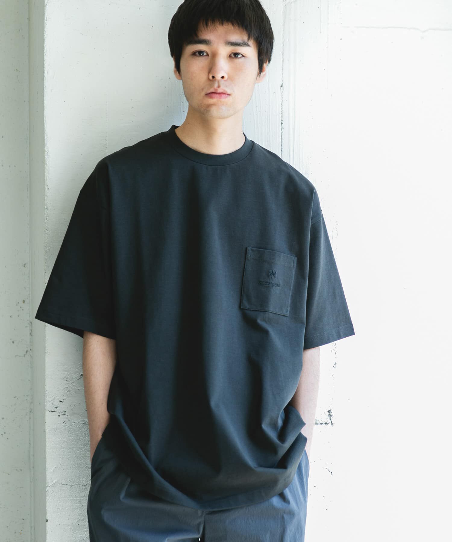 URBAN RESEARCH DOORS「『別注』Snow Peak Apparel&times;DOORS　POCKET LOGO SHORT-SLEEVE T-SHIRTS」|Tシャツ・カットソー|