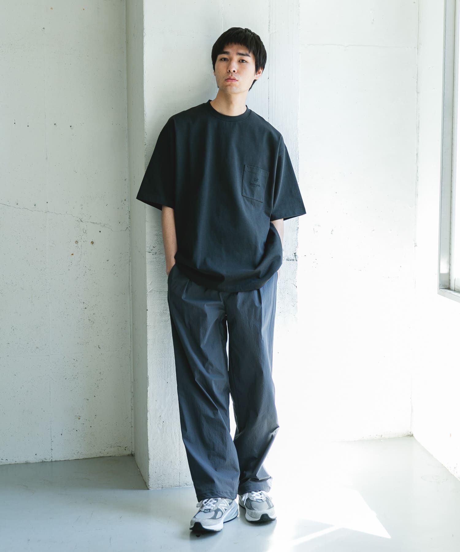 URBAN RESEARCH DOORS「『別注』Snow Peak Apparel&times;DOORS　POCKET LOGO SHORT-SLEEVE T-SHIRTS」|Tシャツ・カットソー|