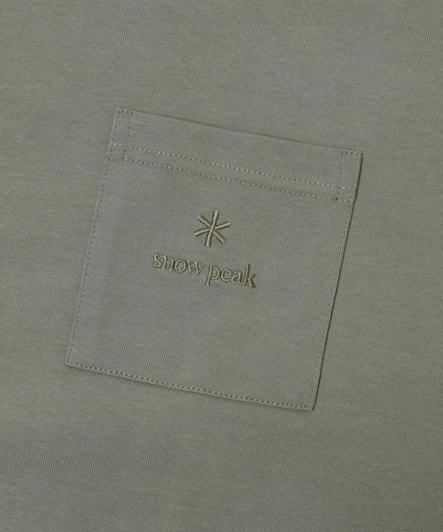 URBAN RESEARCH DOORS「『別注』Snow Peak Apparel&times;DOORS　POCKET LOGO SHORT-SLEEVE T-SHIRTS」|Tシャツ・カットソー|