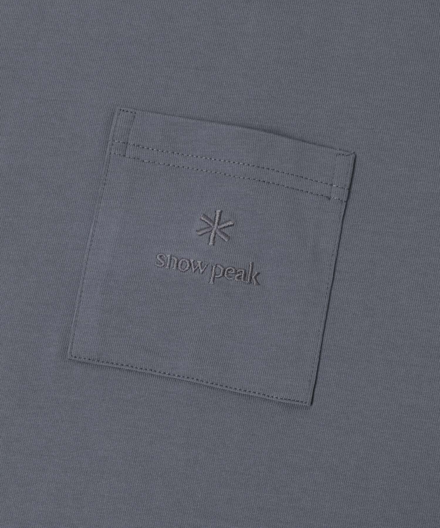 URBAN RESEARCH DOORS「『別注』Snow Peak Apparel&times;DOORS　POCKET LOGO SHORT-SLEEVE T-SHIRTS」|Tシャツ・カットソー|