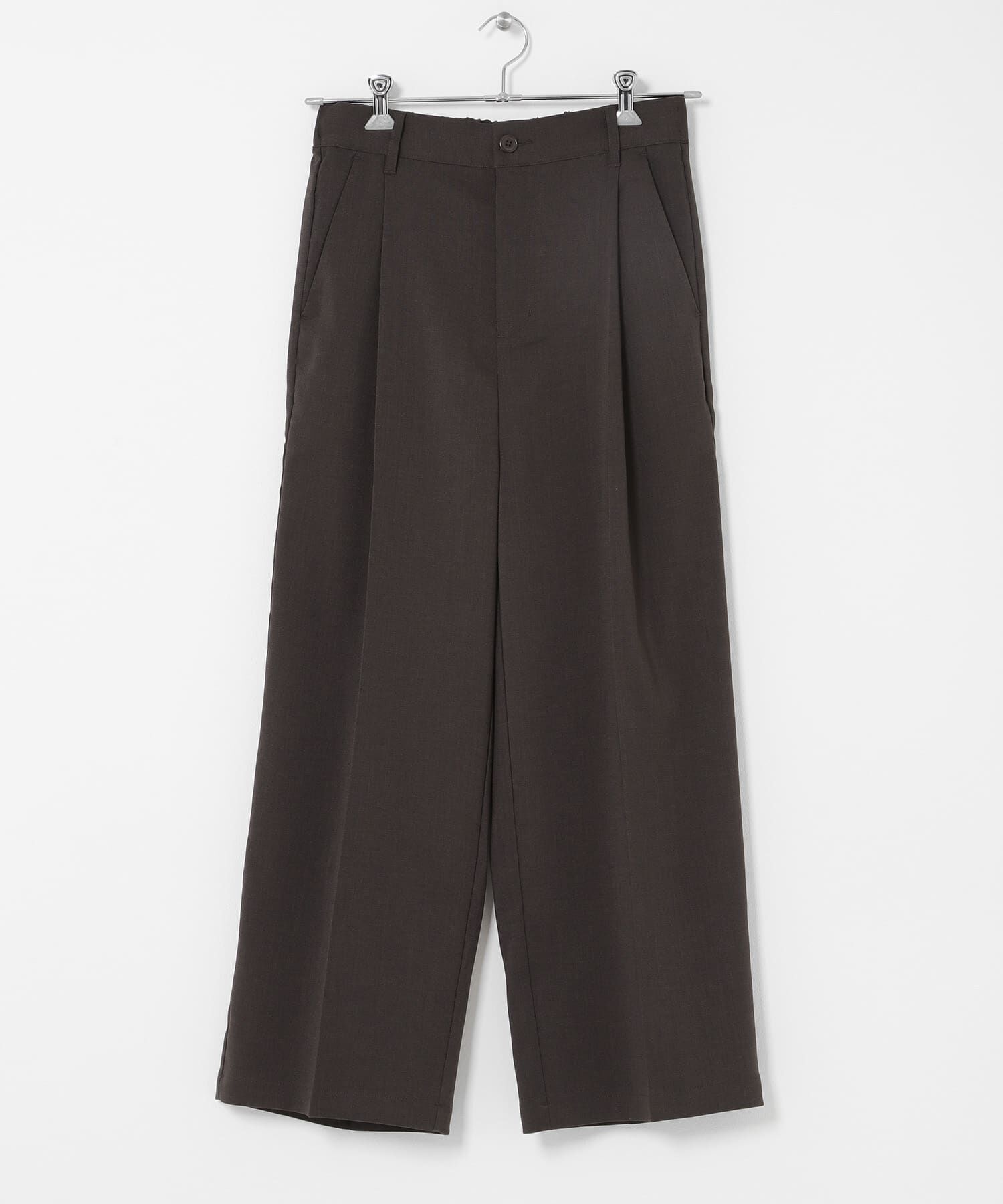 SENSE OF PLACE by URBAN RESEARCH「『イージーケア/速乾』リネンライクタックワイドスラックス」|その他|