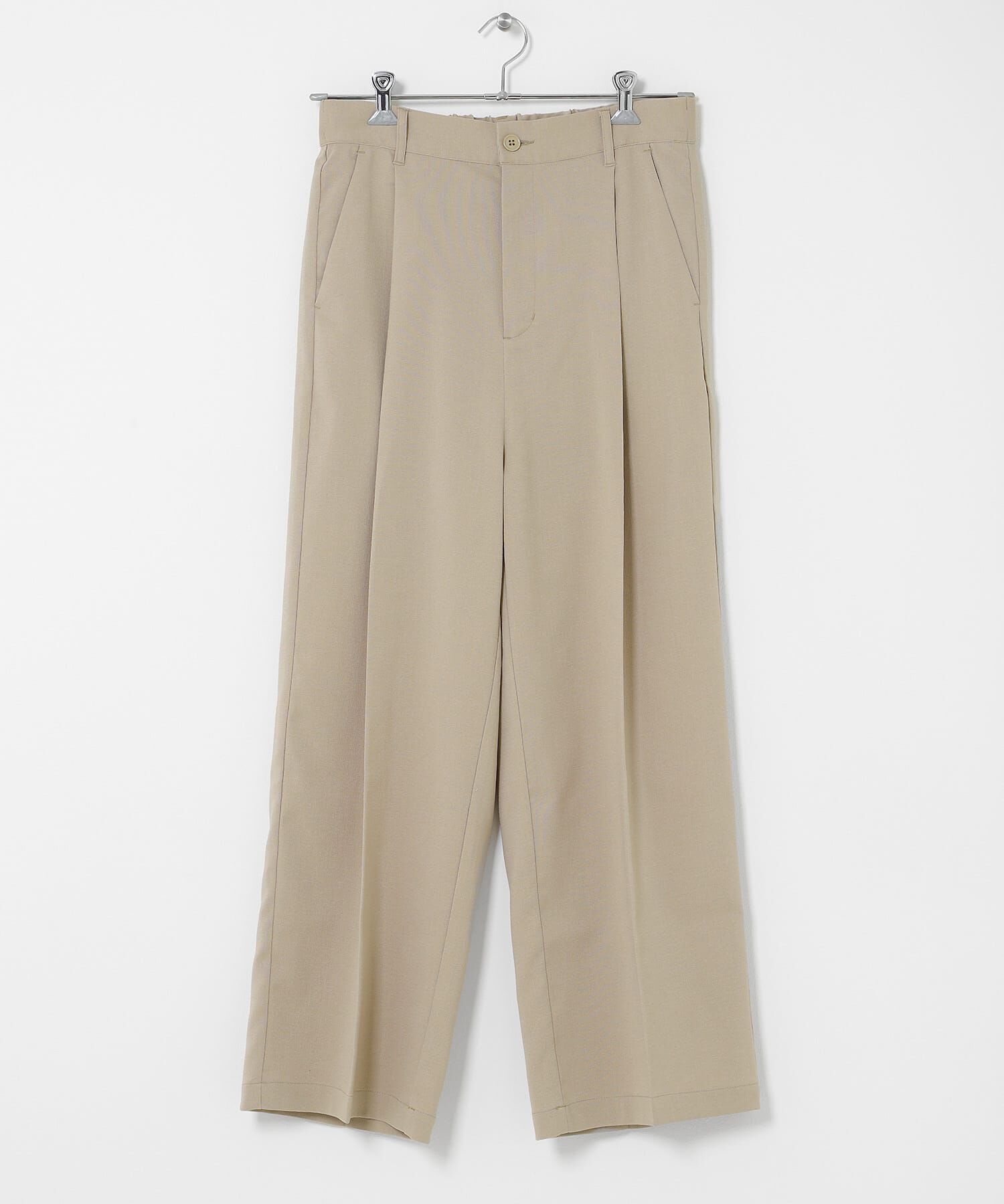 SENSE OF PLACE by URBAN RESEARCH「『イージーケア/速乾』リネンライクタックワイドスラックス」|その他|