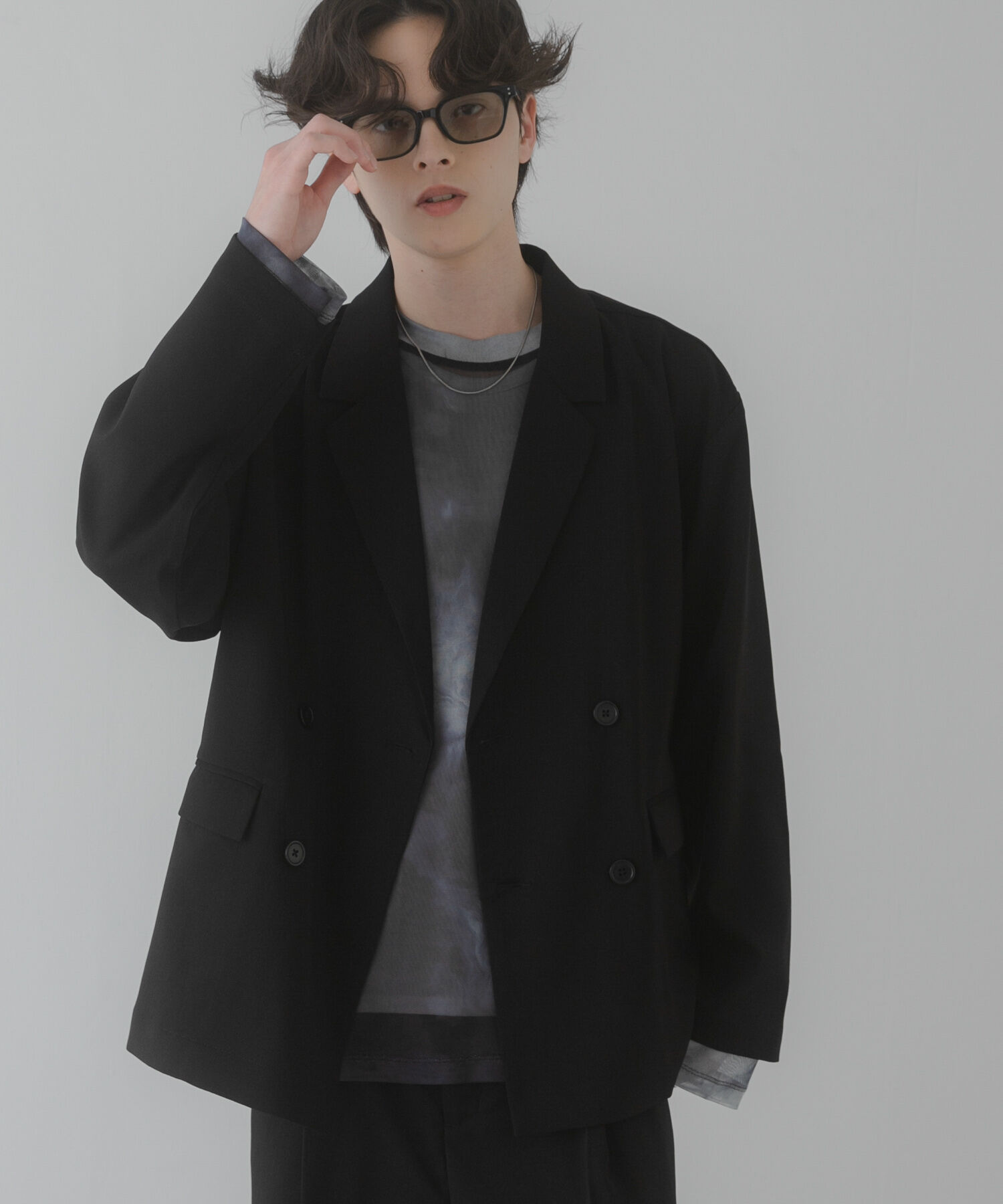 SENSE OF PLACE by URBAN RESEARCH「『イージーケア/速乾』リネンライクダブルテーラードジャケット」|その他|