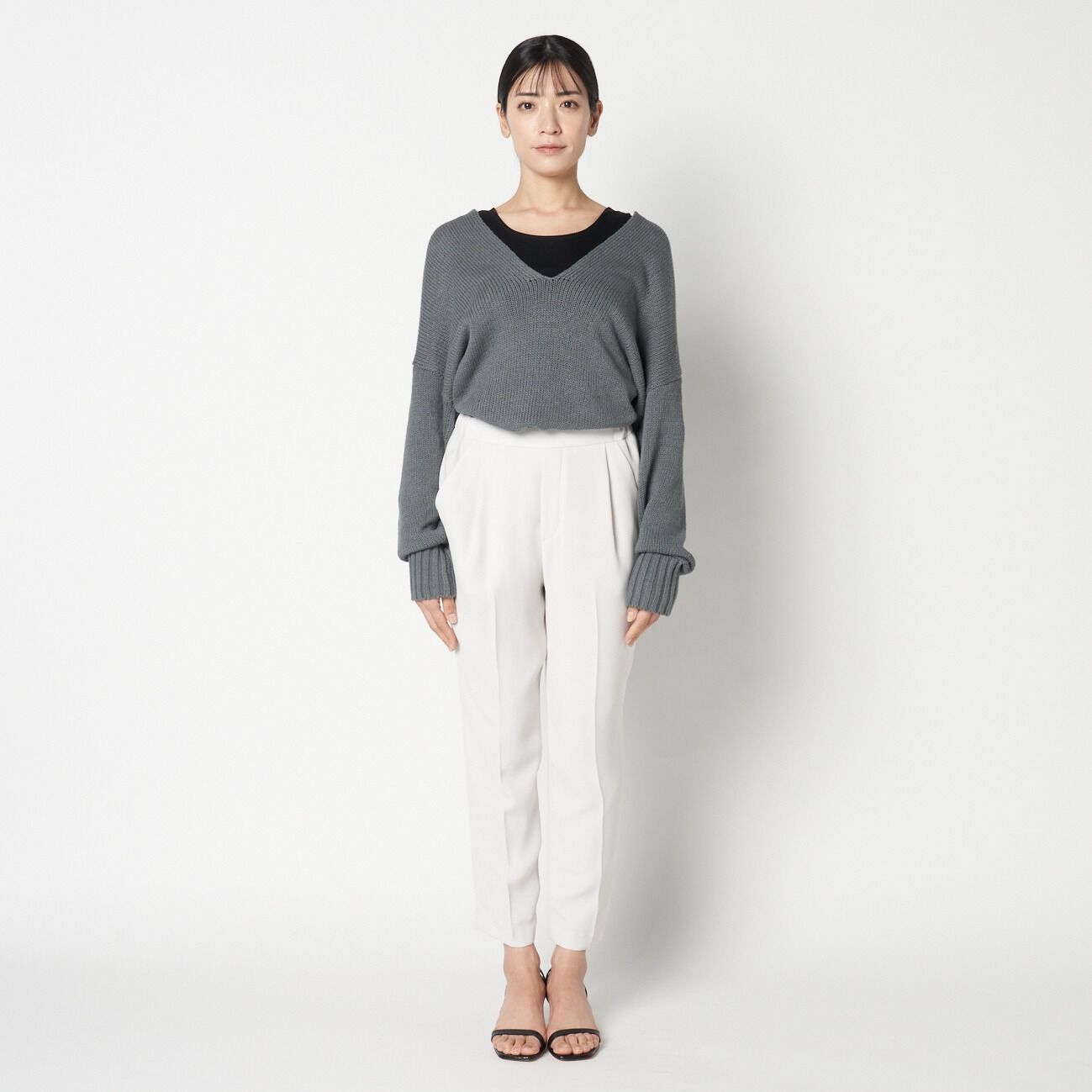 HELIOPOLE「HELIOPOLE SILKY DOUBLE TWILL TAPERED PT」|チノ|