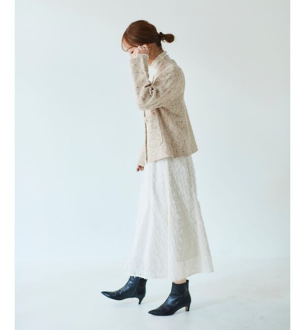 le.coeur blanc「カラーミックスニットジャケット」|その他|