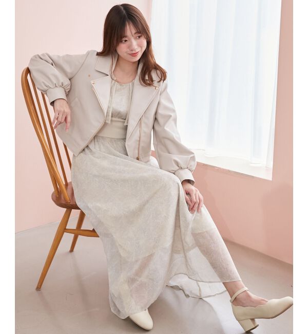  「ダブルカラーコルセットワンピース」|ワンピース|