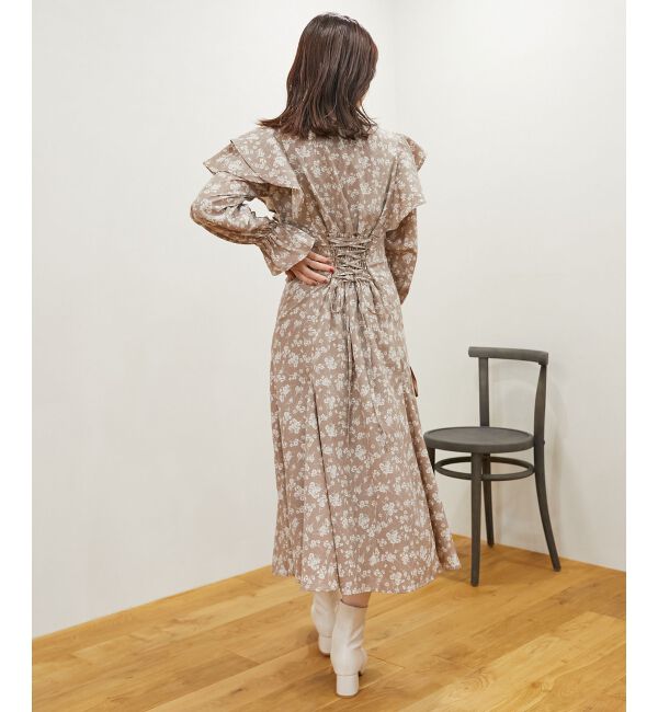 MAJESTICLEGON「スタイルアップフリルワンピース」|ワンピース|