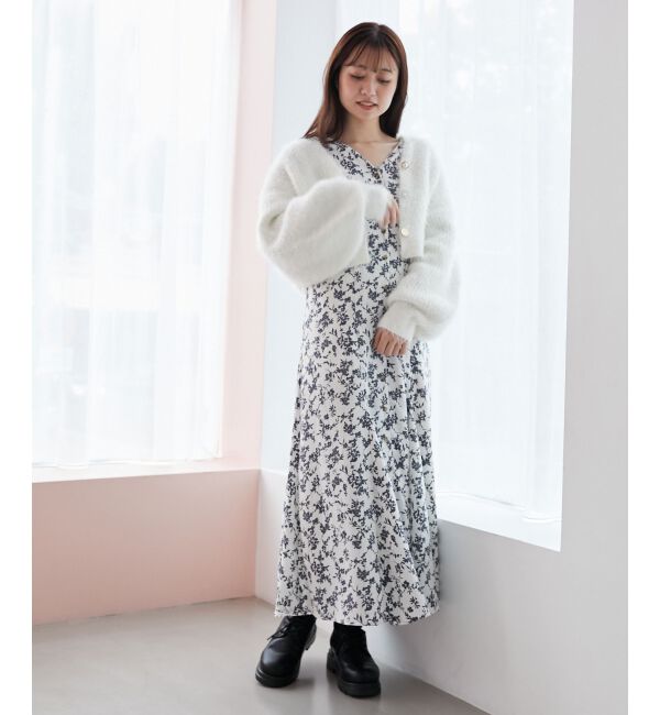 MAJESTICLEGON「スタイルアップフリルワンピース」|ワンピース|