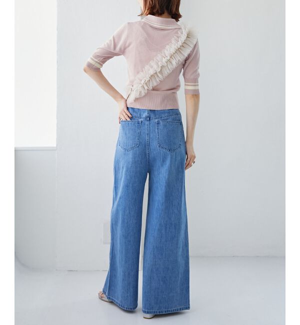 MAJESTICLEGON「チュールフリルショルダー」|ベルト|