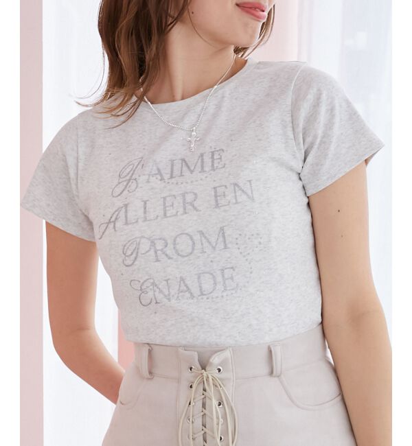  「キラキラロゴTシャツ」|Tシャツ・カットソー|