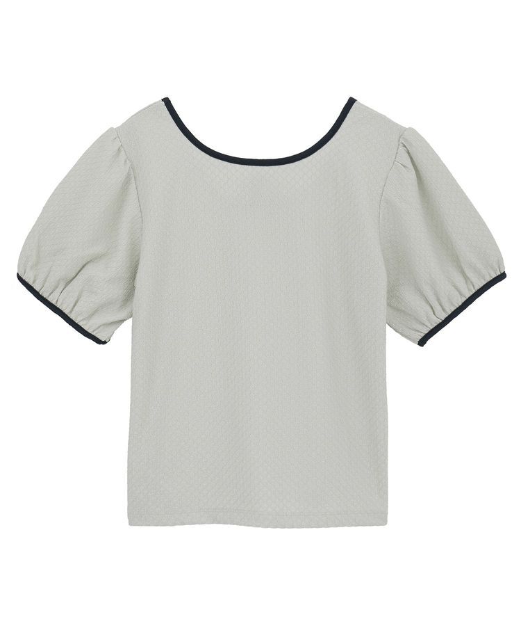 earth music&ecology「マルチウェイ配色リボンカットプルオーバー」|Tシャツ・カットソー|