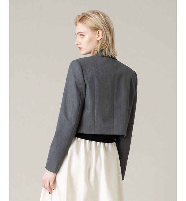 LOULOU WILLOUGHBY「【LOULOU WILLOUGHBY】ルマーノツイルショートジャケット」|テーラードジャケット|