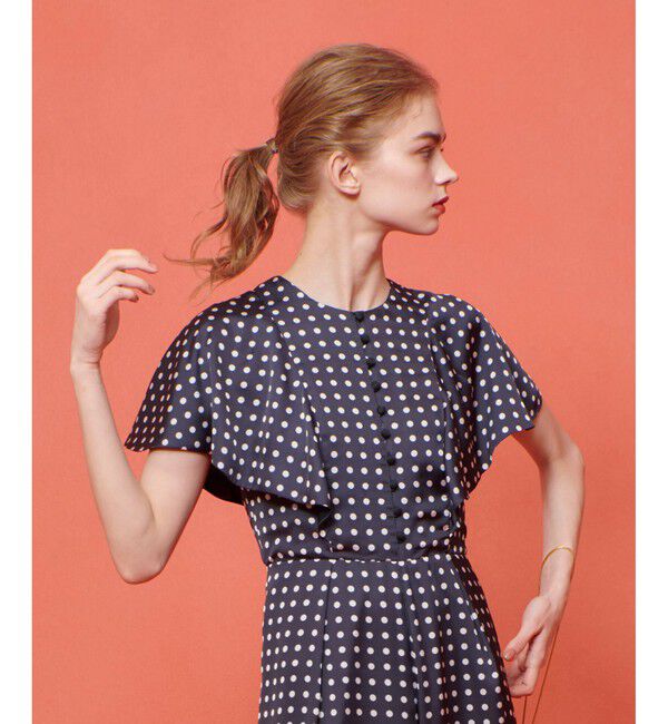 LOULOU WILLOUGHBY「【LOULOU WILLOUGHBY】ペイズリードットオールインワン」|オールインワン|