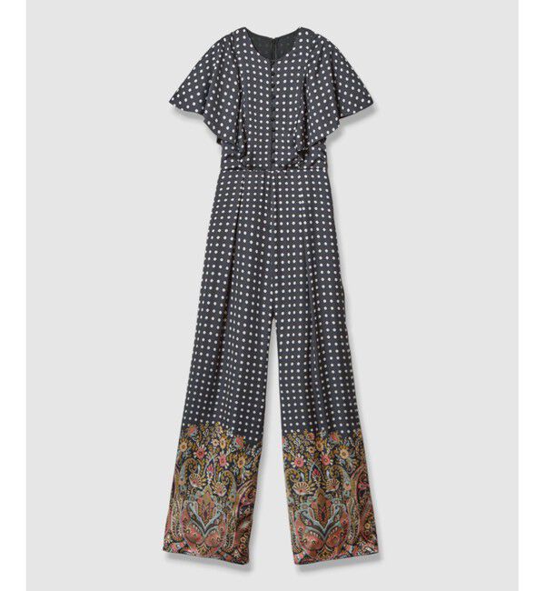 LOULOU WILLOUGHBY「【LOULOU WILLOUGHBY】ペイズリードットオールインワン」|オールインワン|