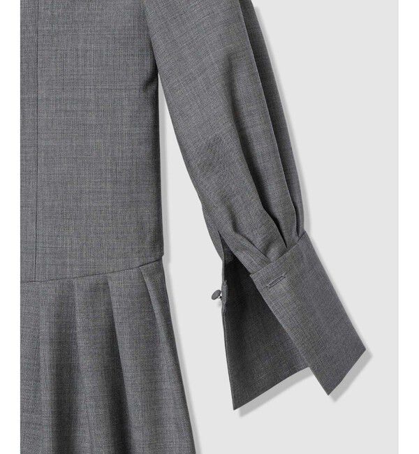 LOULOU WILLOUGHBY「【LOULOU WILLOUGHBY】ウールトロローウエストワンピース」|ワンピース|