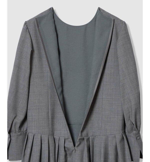 LOULOU WILLOUGHBY「【LOULOU WILLOUGHBY】ウールトロローウエストワンピース」|ワンピース|