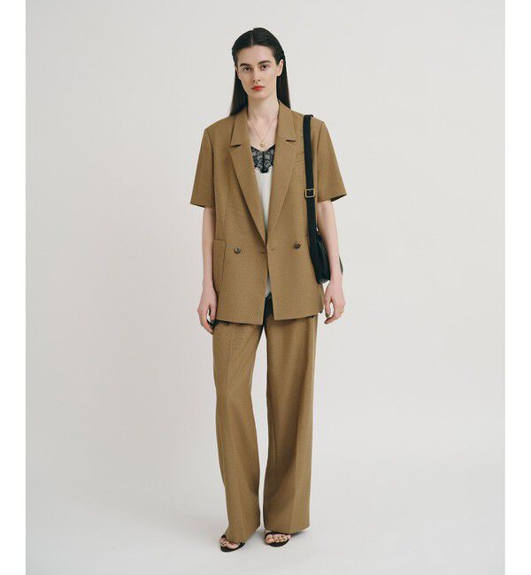 allureville「ハーフスリーブジャケット」|テーラードジャケット|