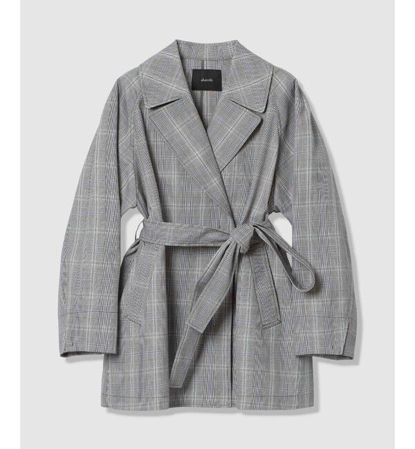 allureville「オーバーサイズショートトレンチコート」|トレンチコート|