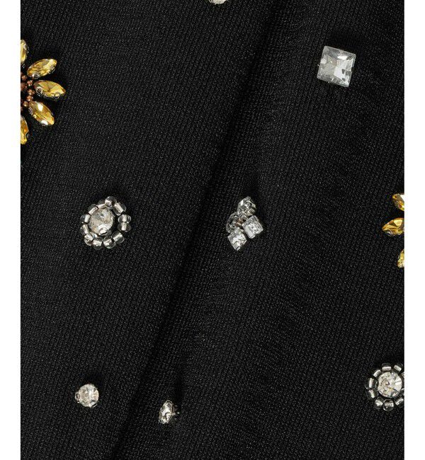 LOULOU WILLOUGHBY「WEB 一部店舗限定【LOULOU WILLOUGHBY】サンフラワービジュータンクトップ」|ニット・セーター|