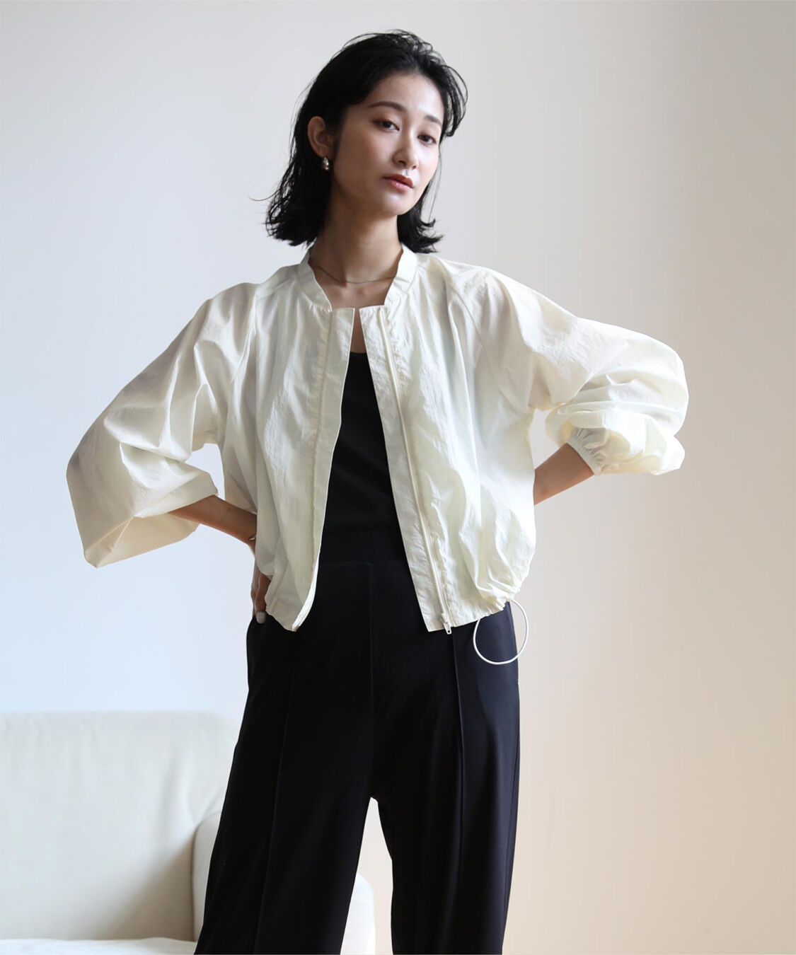 ur's「ドローストリングブルゾン/ラッシュガード」|ブルゾン・スタジャン|