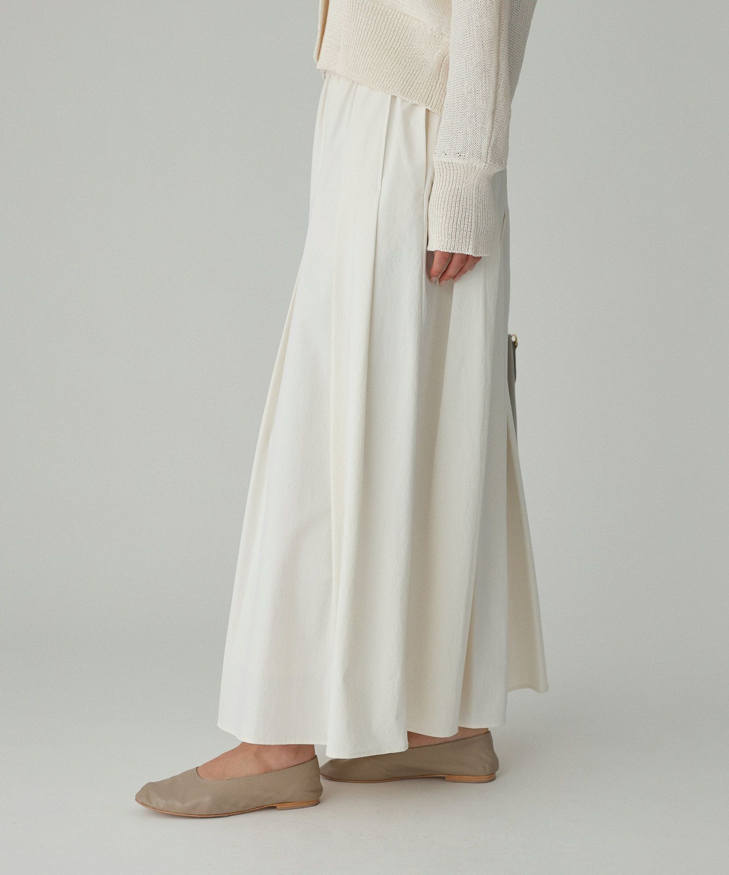 BABYLONE「【多機能素材】ナイロンタフタスカート」|スカート|