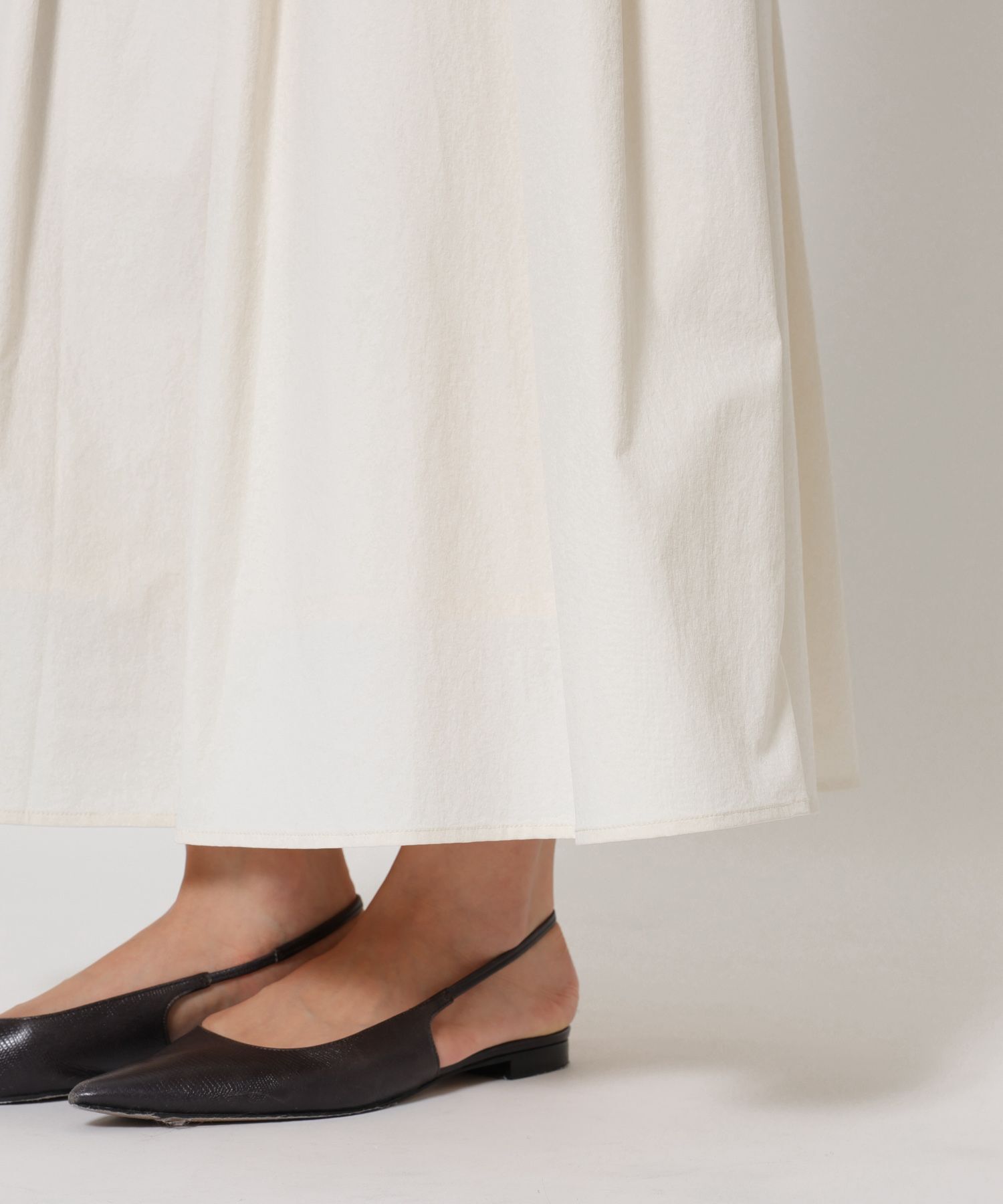 BABYLONE「【多機能素材】ナイロンタフタスカート」|スカート|