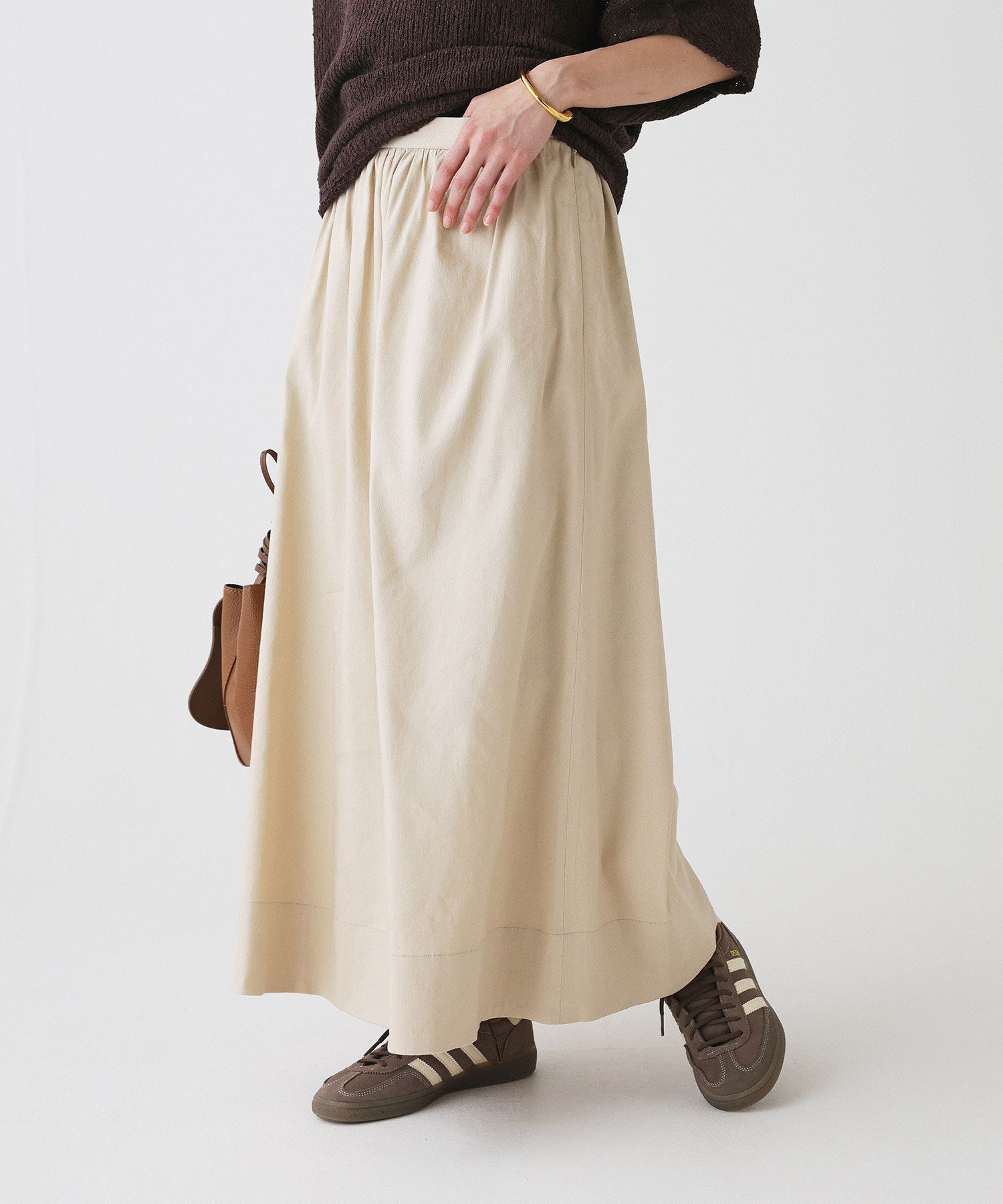 BABYLONE「リネンレーヨンスカート<セットアップ対応>」|スカート|