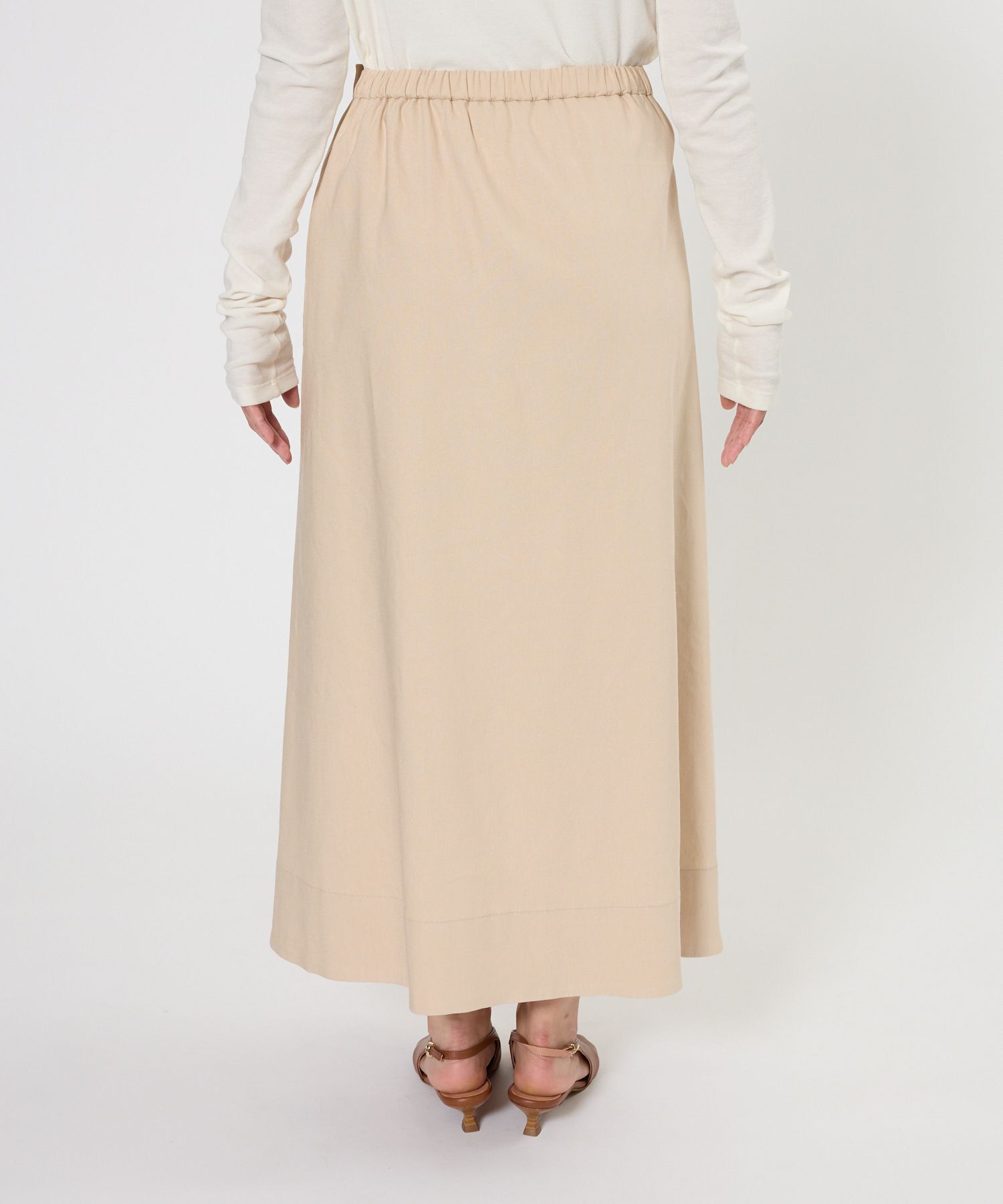 BABYLONE「リネンレーヨンスカート<セットアップ対応>」|スカート|