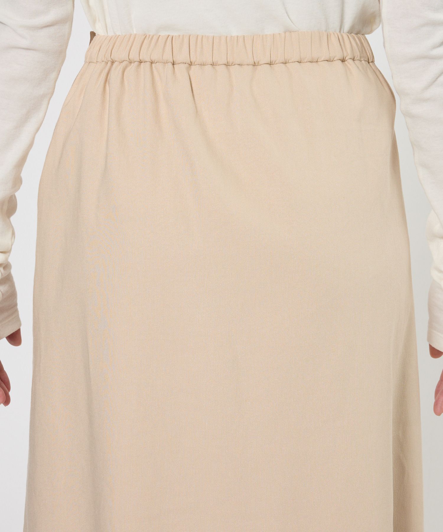 BABYLONE「リネンレーヨンスカート<セットアップ対応>」|スカート|