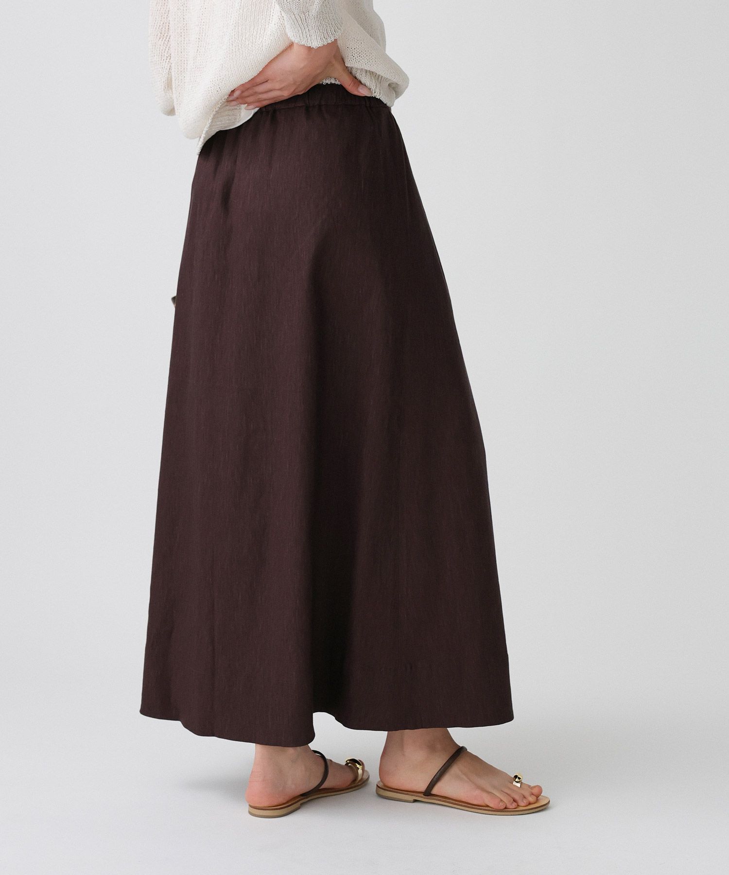 BABYLONE「リネンレーヨンスカート<セットアップ対応>」|スカート|