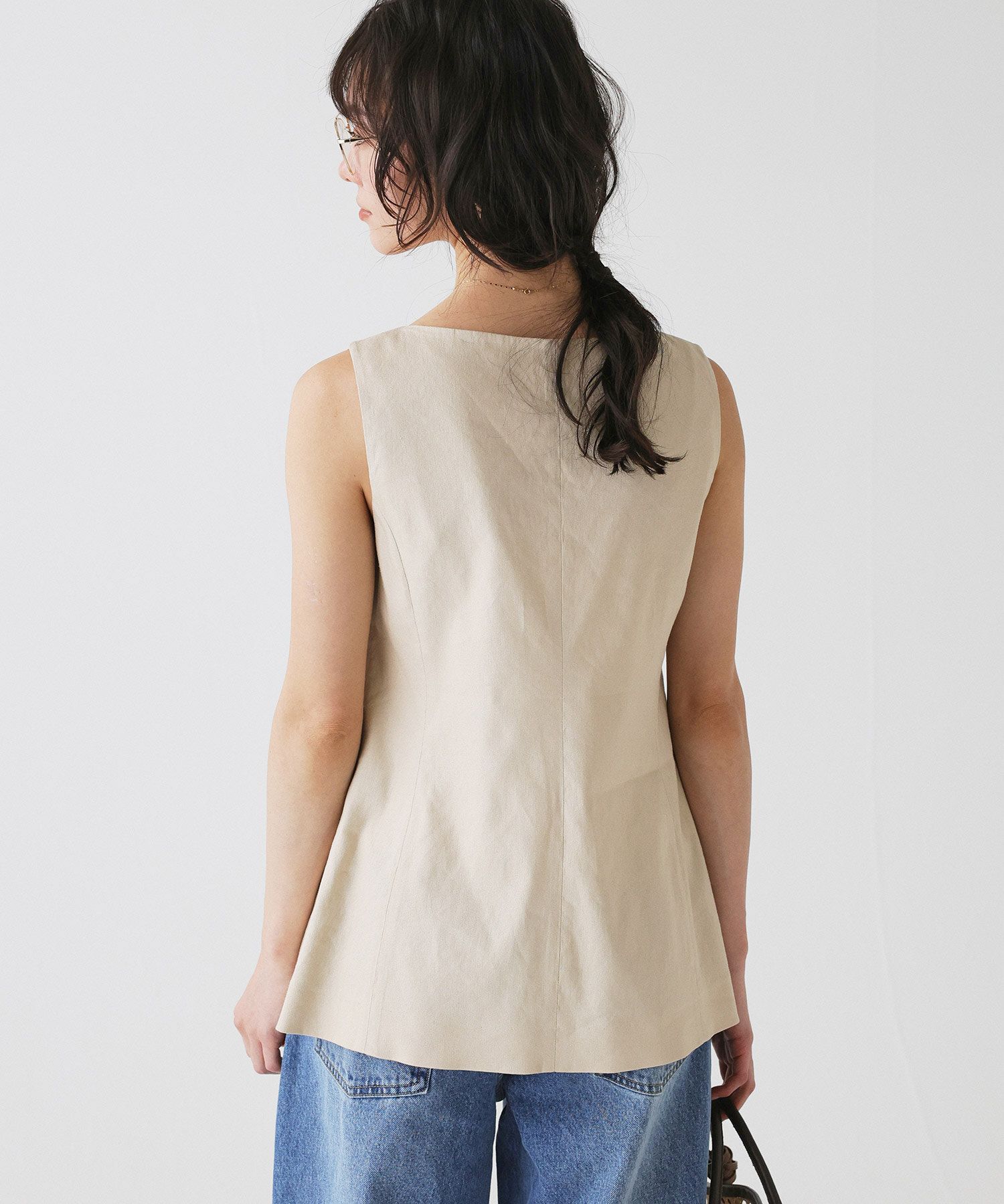 BABYLONE「ソフトレーヨンジレ<セットアップ対応>」|ベスト・ジレ|