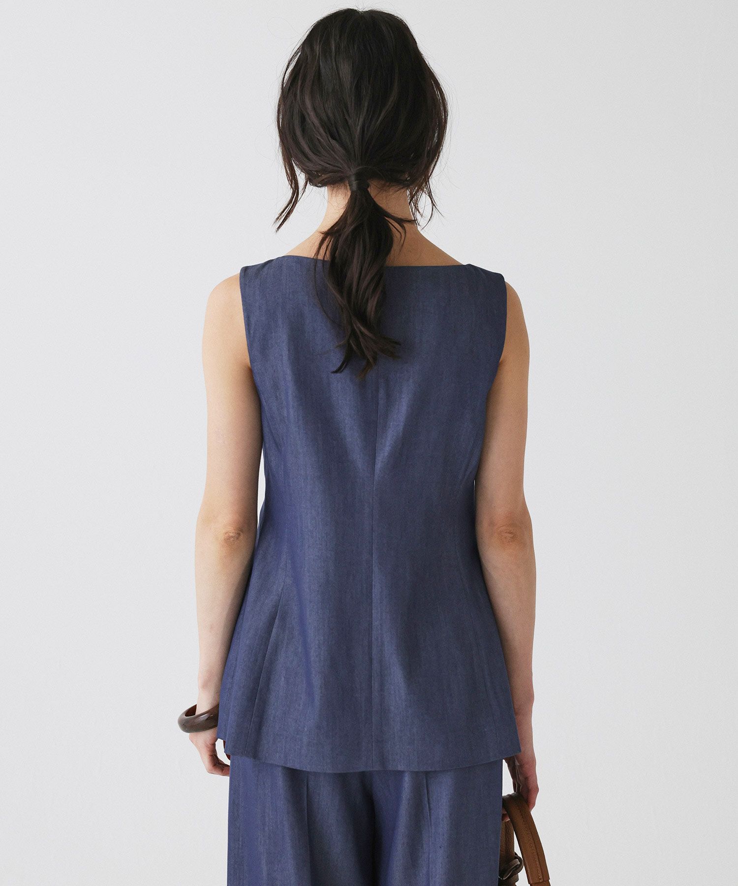 BABYLONE「ソフトレーヨンジレ<セットアップ対応>」|ベスト・ジレ|