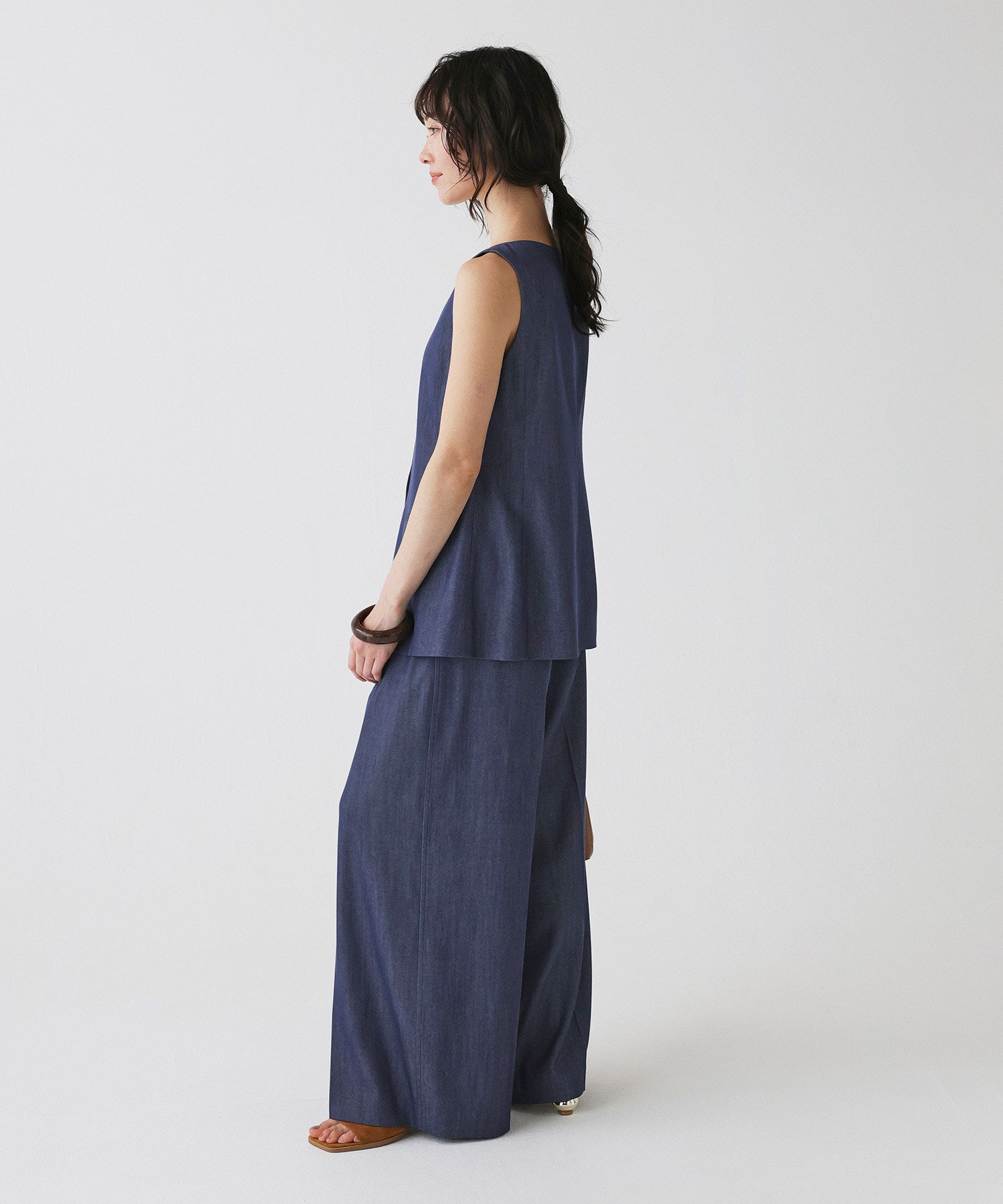 BABYLONE「ソフトレーヨンジレ<セットアップ対応>」|ベスト・ジレ|