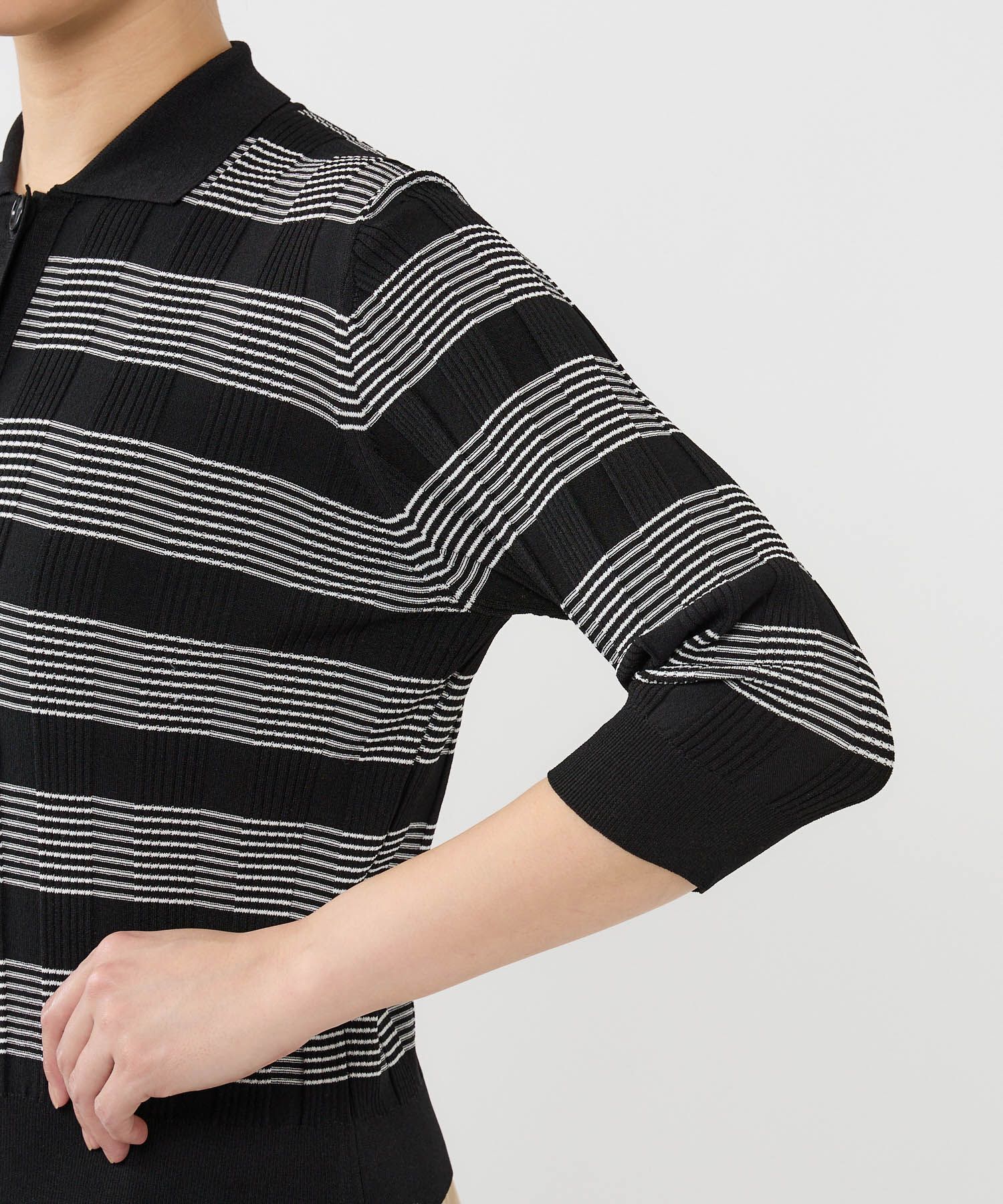 BABYLONE「クラシックラインポロ」|ニット・セーター|