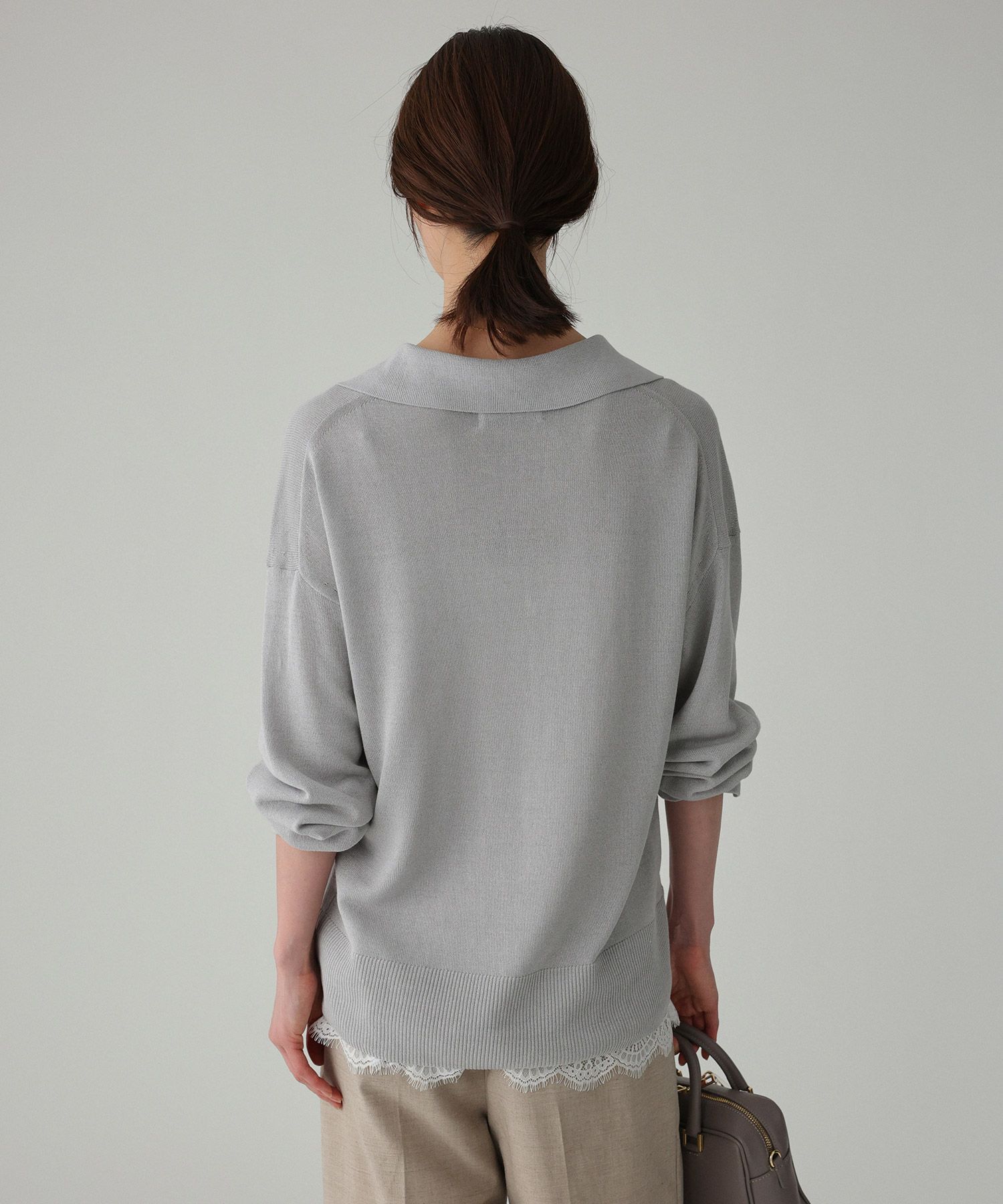 BABYLONE「セーラースキッパープルオーバー」|ニット・セーター|