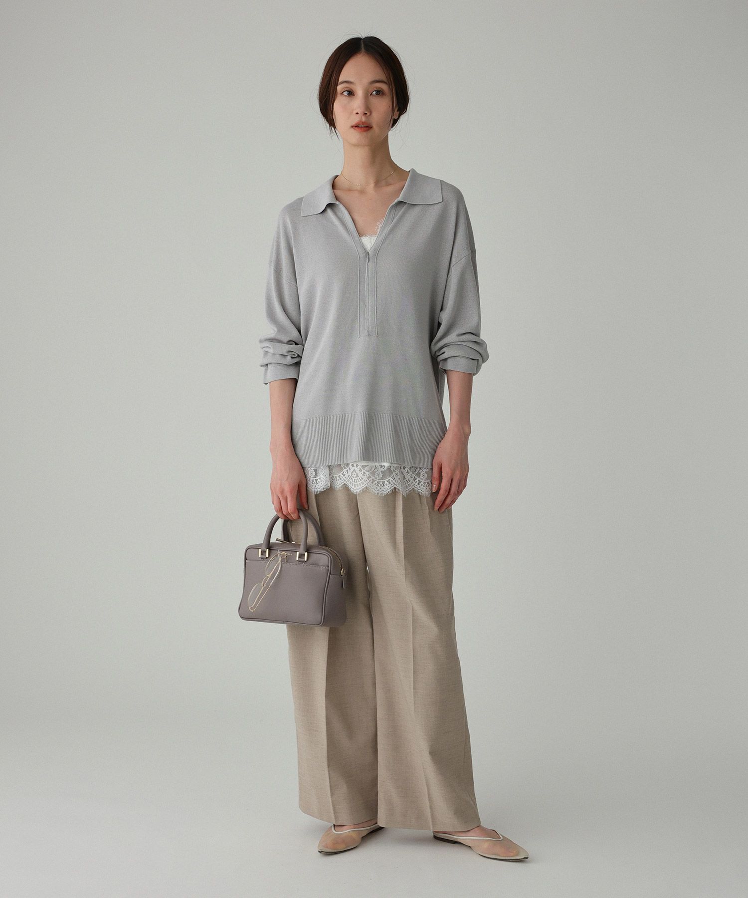 BABYLONE「セーラースキッパープルオーバー」|ニット・セーター|