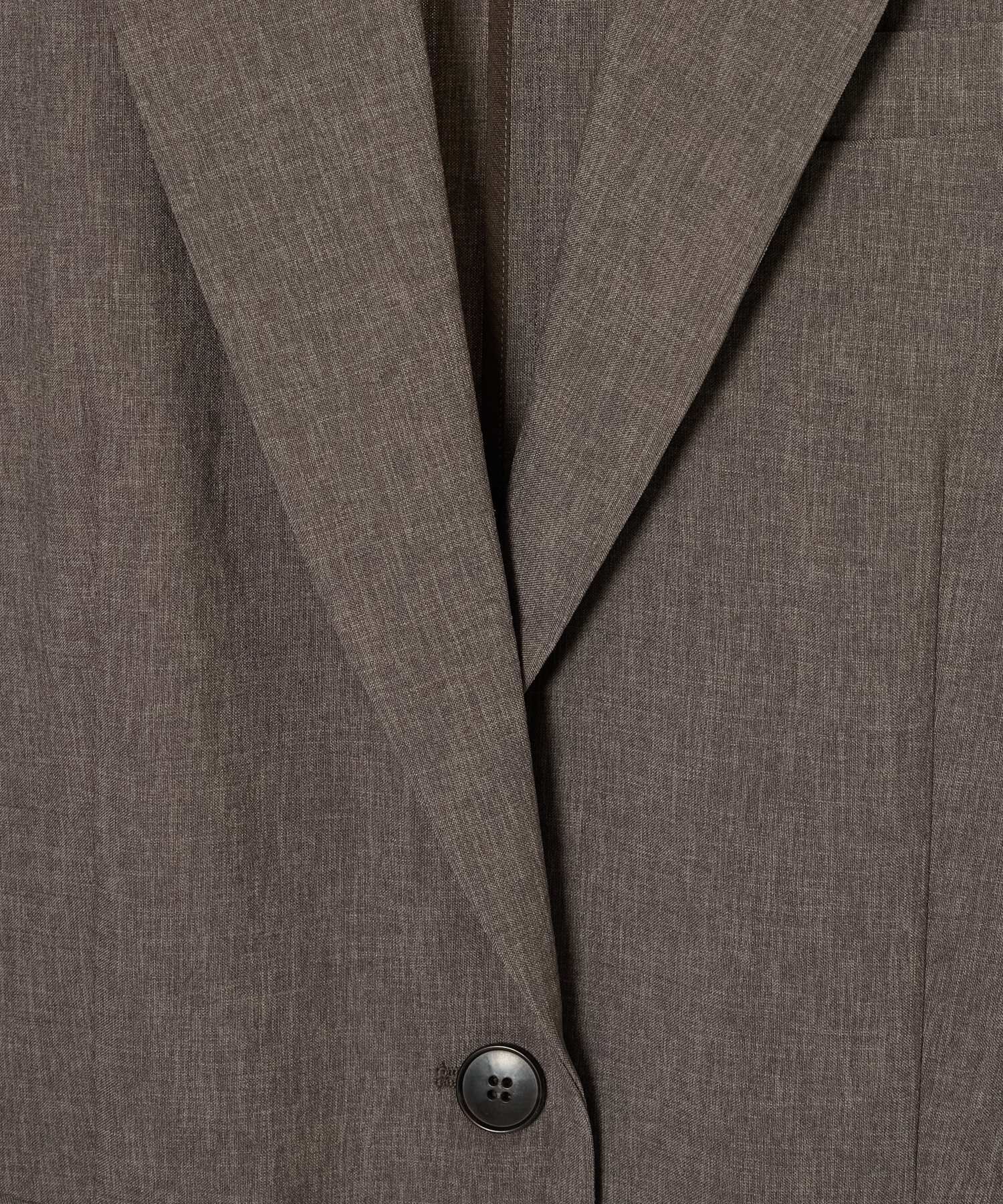 BABYLONE「リネンライクシャンタンクロスジャケット」|テーラードジャケット|