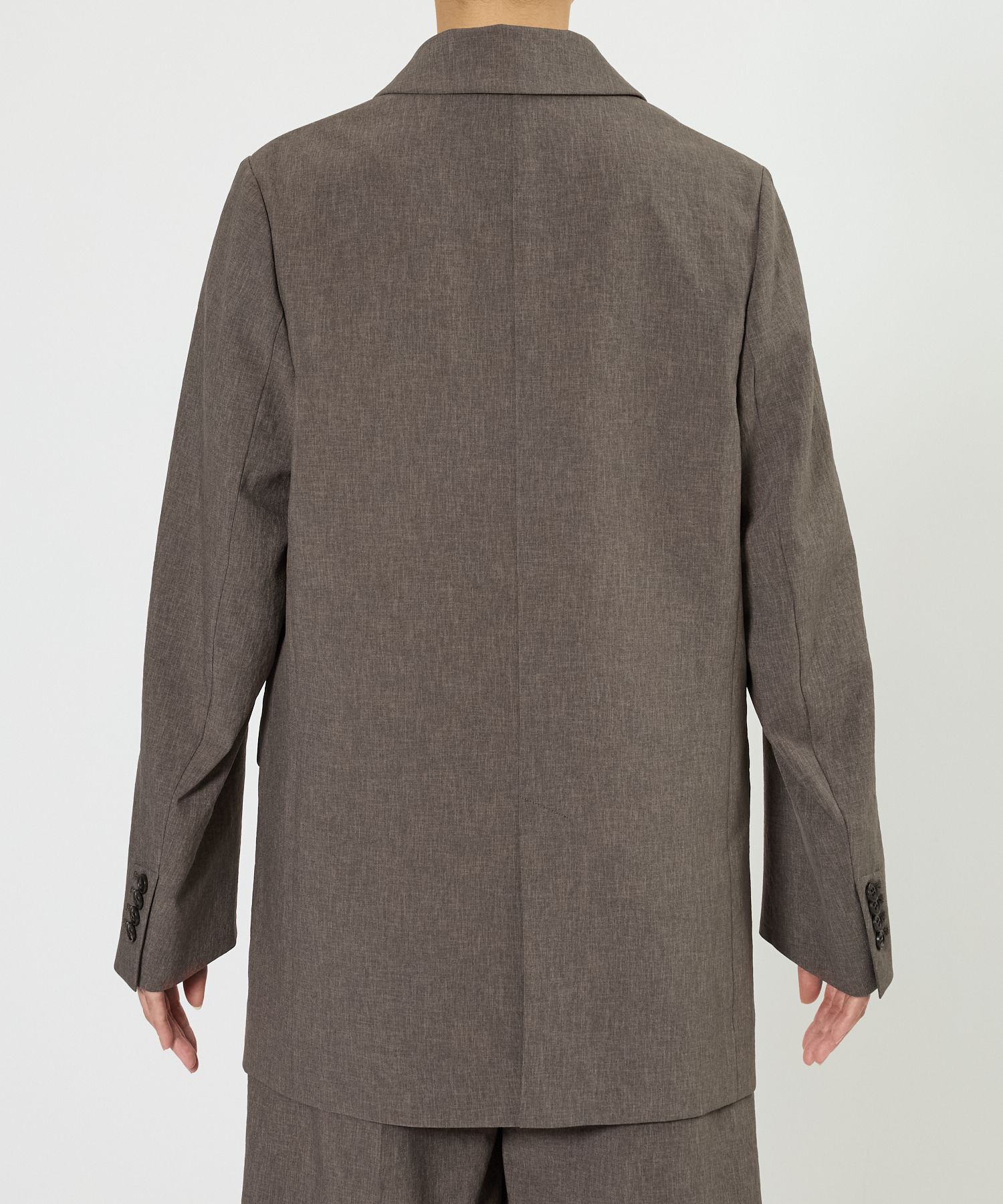 BABYLONE「リネンライクシャンタンクロスジャケット」|テーラードジャケット|