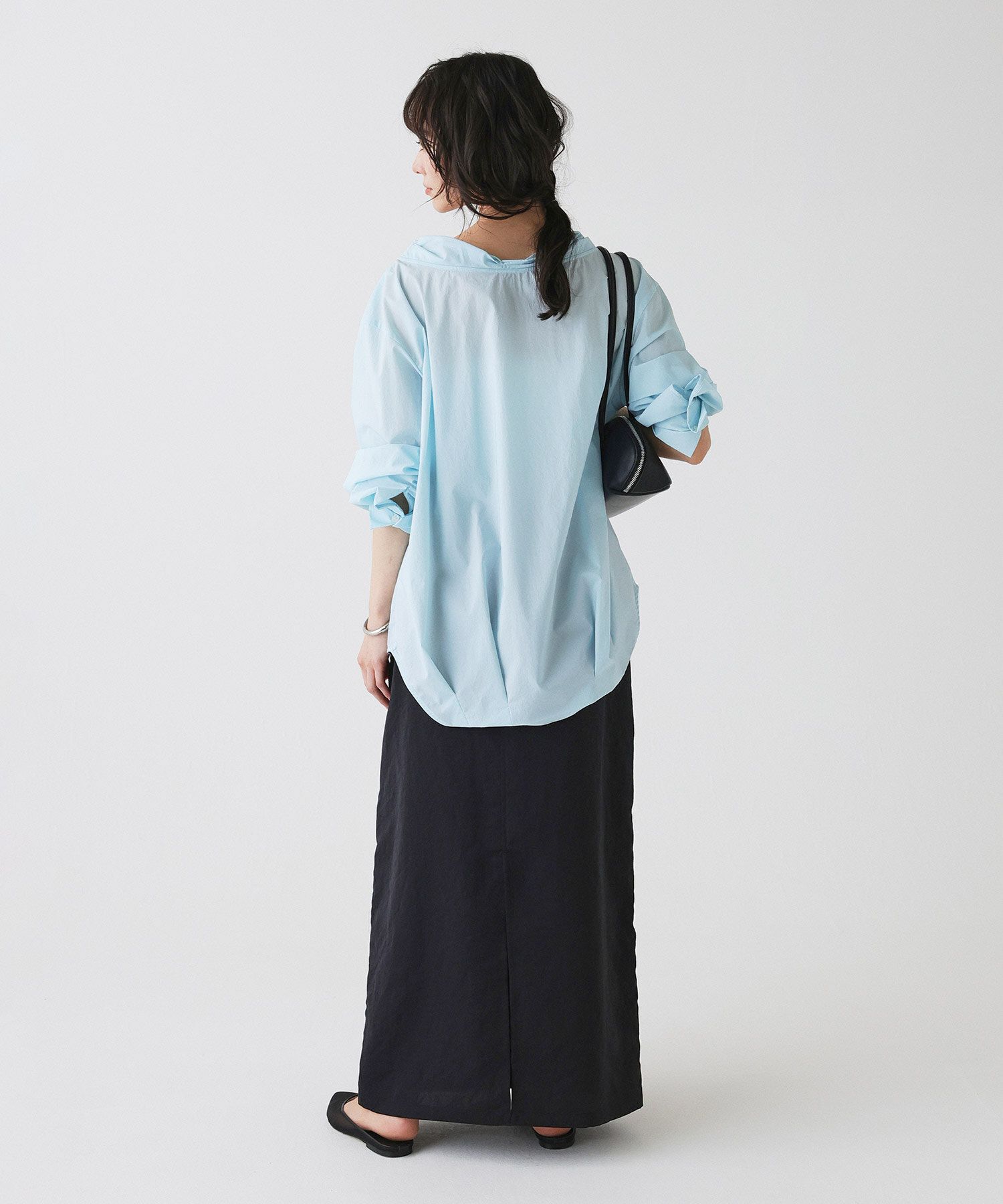 BABYLONE「【多機能素材】ボトルネックブラウス」|シャツ・ブラウス|