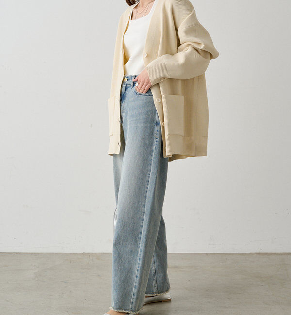  「《リバイバル》【低身長/高身長対応】タテストレッチ足長デニムパンツ」|その他|