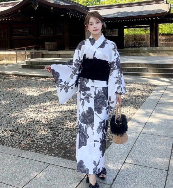  「【接触冷感/吸水速乾】浴衣≪一人で着られる/二部式浴衣(スカートタイプ)≫」|その他|