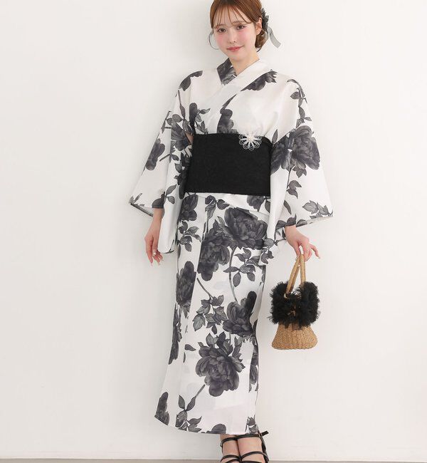  「【接触冷感/吸水速乾】浴衣≪一人で着られる/二部式浴衣(スカートタイプ)≫」|その他|