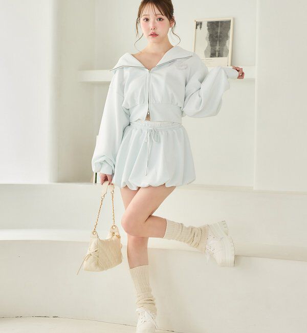  「チュールロゴパーカー」|プルオーバー|