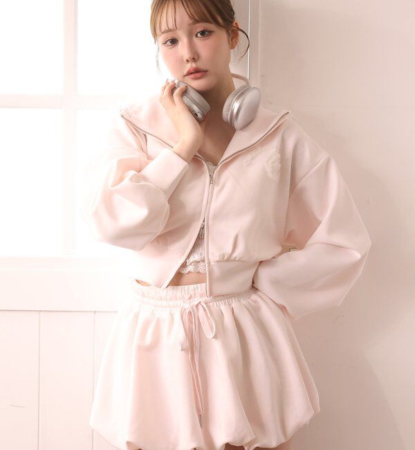  「チュールロゴパーカー」|プルオーバー|