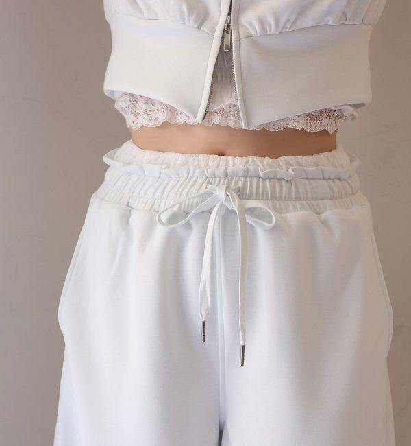  「【セットアップ可能】ウエストレースカットパンツ」|その他|