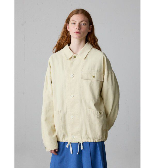 MidiUmi「MidiUmi カバーオール」|テーラードジャケット|アイボリー