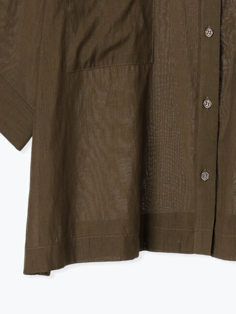 Te chichi「ハーフスリーブWポケットシアーシャツ」|シャツ・ブラウス|